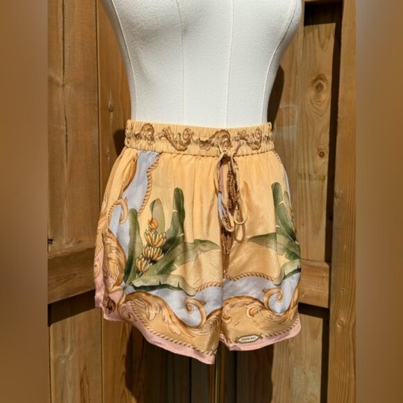 🆕 FARM Rio 🧿 NWOT Multicolor Banana Royalty Kaleidoscope Shorts, Sz XS - Picture 11 of 16
